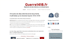 Desktop Screenshot of guerre1418.fr