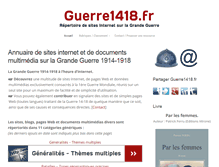 Tablet Screenshot of guerre1418.fr